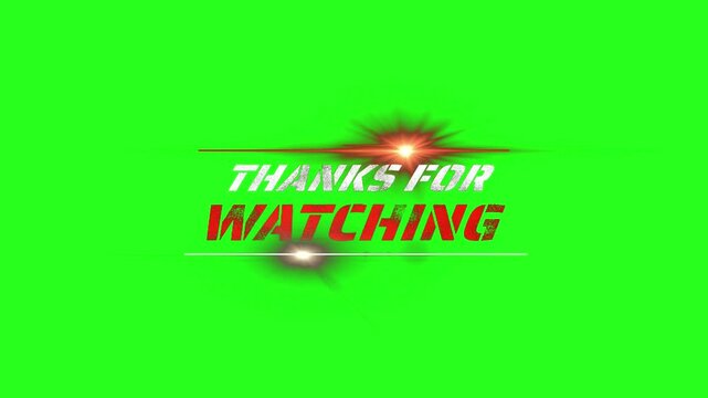 thank you for watching and subscribe Text Animated Video motion graphics.  loop animation of Thanks for Watching