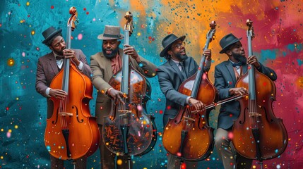 Abstract Photo Of A Man Playing The Saxophone On International Jazz Day