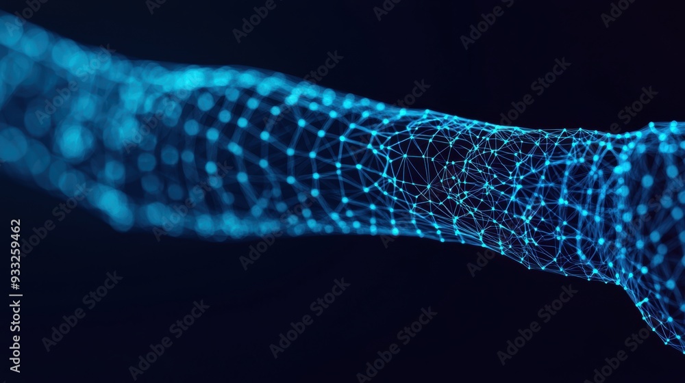Aufkleber exploring joint kinematics: artistic movement analysis with copy space, 8k resolution