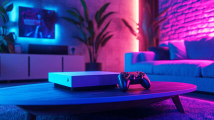 Gaming Console in Loungeroom