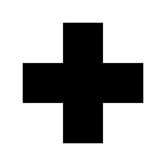 ISO emergency and first aid safety signs_first aid symbol only