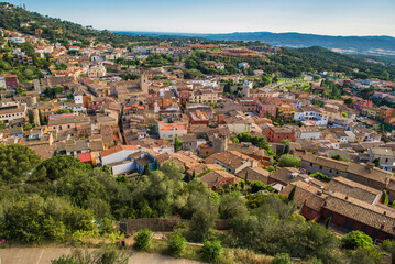 the beautiful town of Begur, a gem of the Costa Brava, Calalonia, Girona, Spain