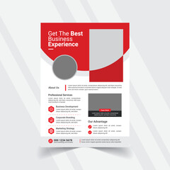 Corporate business flyer and professional business flyer template eps
