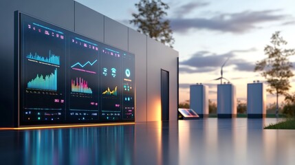 Facility with advanced energy storage systems