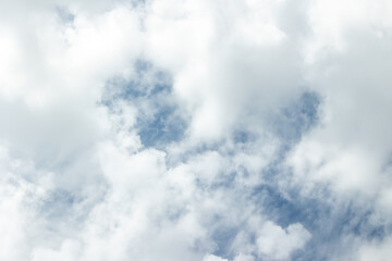 Natural sky background with clouds