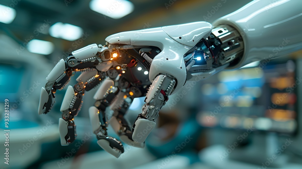 Poster smart prosthetic limb controlled by neural technology for precise and natural movement