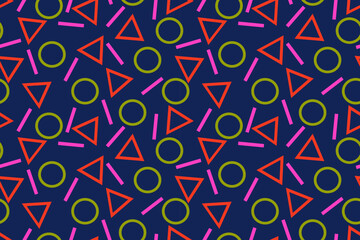 Seamless pattern design with geometric and abstract. design for fabric, cotton, wallpaper, satin, gift wrap, carpet.	