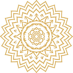 Mandala floral design art vector illustration