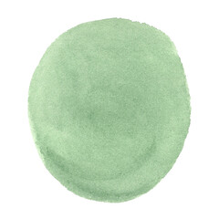 Green turquoise watercolor stain, abstract spot, filling, blob hand drawn for use in wallpaper, textile, logo, pattern, print, poster design. 
Delicate art texture background in bed colors for cute