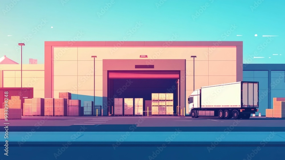 Poster efficient cross docking for streamlined inventory management and logistics optimizing supply chain p