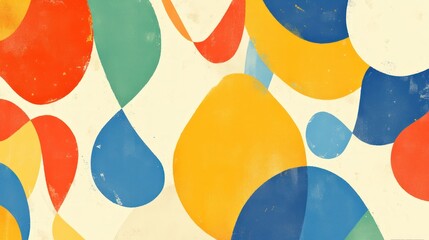 Abstract Shapes in Vibrant Hues