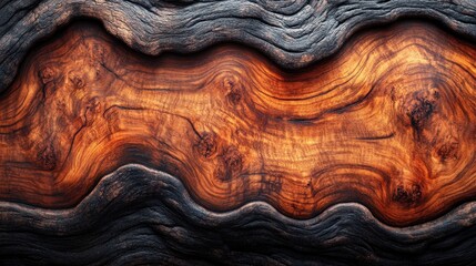 Fototapeta premium Intricate Wood Grain