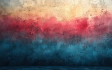 Obraz premium Retro Grunge Vintage Background: Distressed Grainy Texture with Warm Gradient Hues â€“ Nostalgic 80s/90s Retro Design for Creative Projects and Graphics