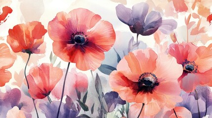 Floral Essence Artistic Watercolor Blooms and Hand Drawn Illustrations