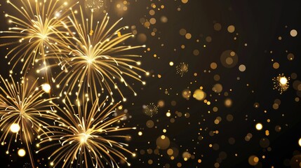 Golden Fireworks Celebration