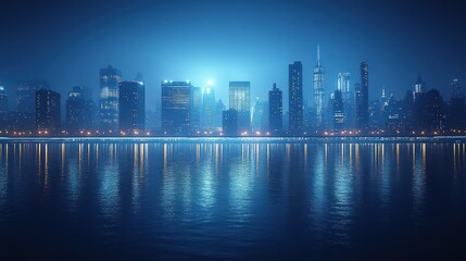Obraz premium Cityscape Reflection