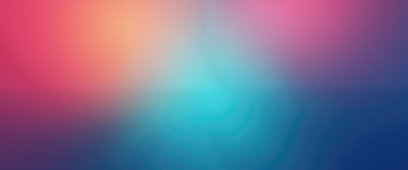 Obraz premium Abstract Gradient Background, Teal, Pink, Blue, Versatile Digital Design
