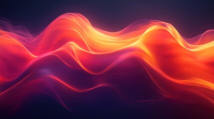 Fototapeta premium Abstract Glowing Waves