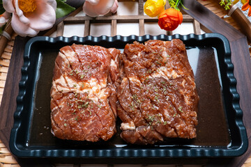Delicious Grilled Pork Ribs: A Traditional Korean Barbecue Delight