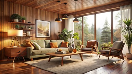 Warm woods, soft textiles, and muted colors combine to create cozy spaces that evoke nostalgia and warmth.