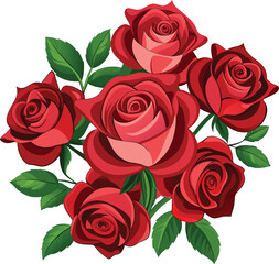 Rose vector illustration graphic Art design.