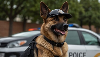 portrait of a man with a dog