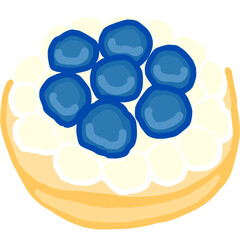 Cute dessert, foods, breakfast