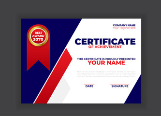 Modern and creative Business Certificate with Red Shapes template designModern and creative Business Certificate with Red Shapes template design Moder and creative Business Certificate with Red Shapes