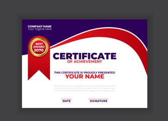Modern and creative Business Certificate with Red Shapes template designModern and creative Business Certificate with Red Shapes template design Moder and creative Business Certificate with Red Shapes