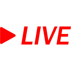 Live Streaming, Live News, Live Stream Badge, Video Stream. Vector Icon