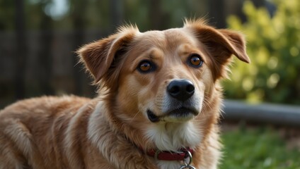 golden retriever portrait