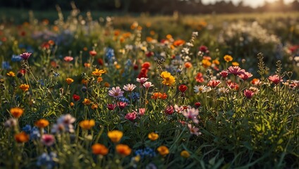 field of flowers