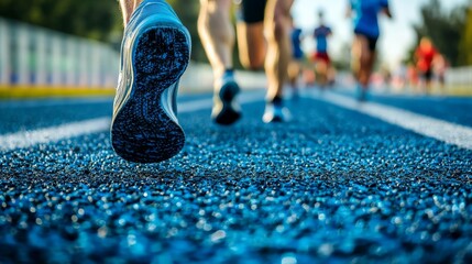 A race where success is a finish line that moves, always one step ahead, challenging runners to push beyond their limits