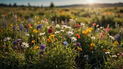 field of flowers
