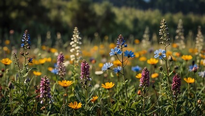 field of flowers
