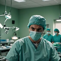 surgeon in operating room