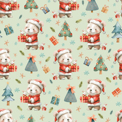 christmas seamless pattern