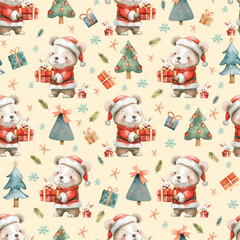 christmas seamless pattern