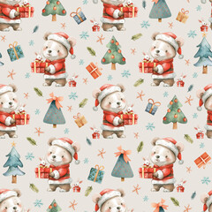 christmas seamless pattern