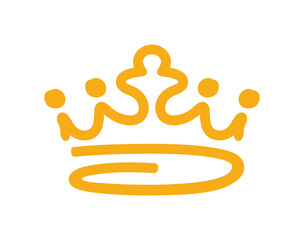 Hand drawn crown