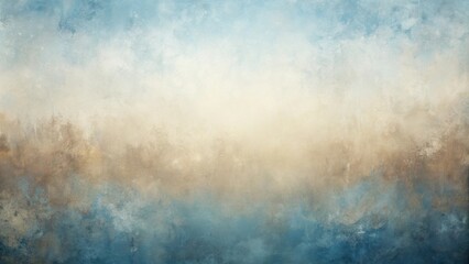 Obraz premium Dusty blues and beige create a serene background evoking calm and sophistication, serene, dusty blue, beige, calming