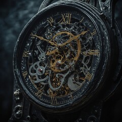 Fototapeta premium The allure of integrating historical design elements into contemporary timepieces