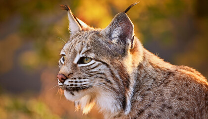 Obraz premium Close-Up of a Bobcat