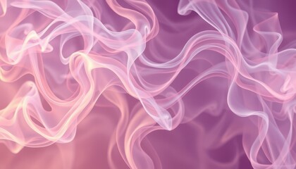 Obraz premium Flowing Pastel Smoke Abstract