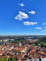 Fototapeta premium panorama of the Prague old town