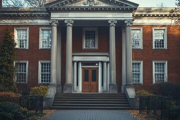 Fototapeta premium Experience the stately and functional designs of government and community structures