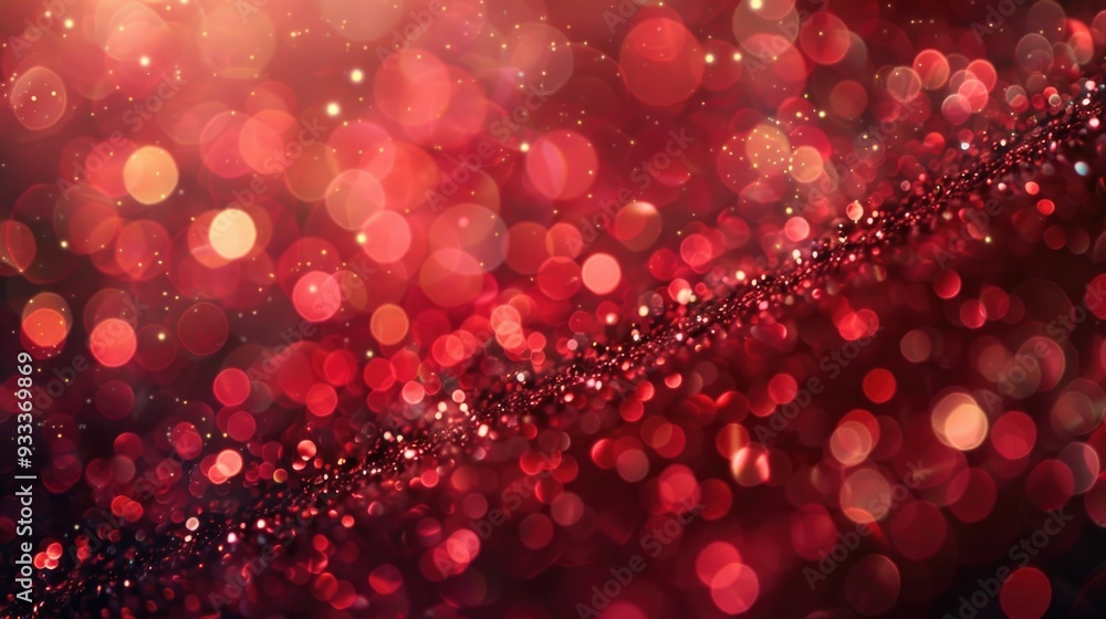 Aufkleber Blurry image of a red and black background with abstract textures