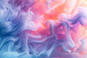 Fototapeta premium abstract colorful smoke. Abstract smoke swirls in pastel colors.