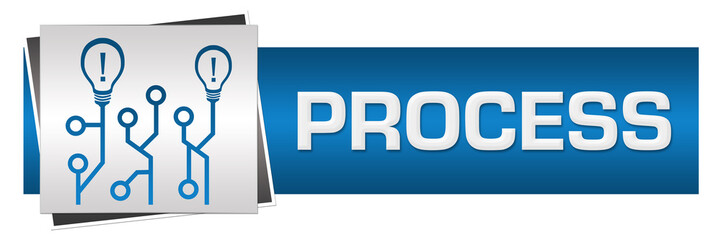 Process Circuit Bulbs Blue Grey Horizontal 