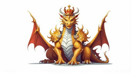 chinese dragon blue and yellow golden dragon king statue halloween background
